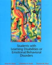 Tapa de Students with learning disabilities or emotional/behavioral disorders