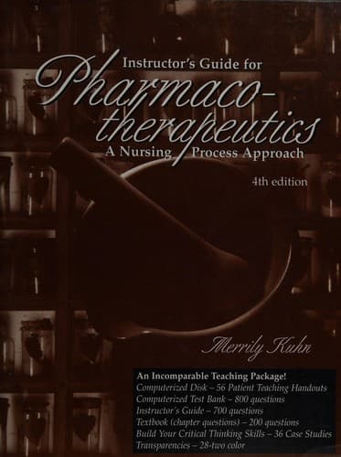 Tapa de Pharmacotherapeutics