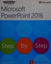 Tapa de Microsoft PowerPoint 2016 step by step