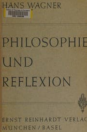 Tapa de Philosophie und Reflexion