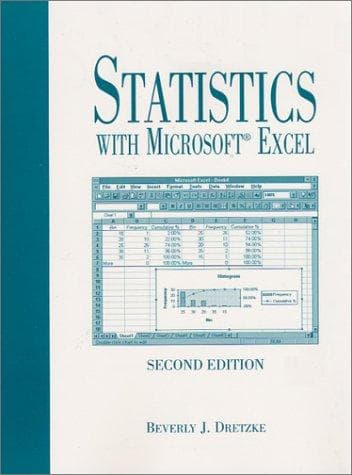 Tapa de Statistics with Excel (2nd Edition)