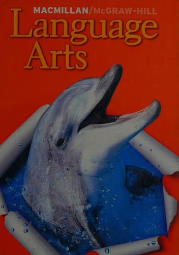 Tapa de Macmillan/McGraw-Hill language arts