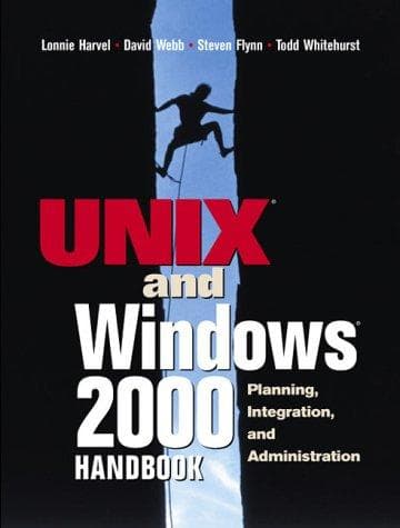Tapa de Unix and Windows 2000 handbook