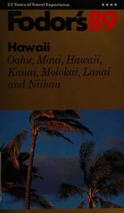 Tapa de Fodor's Hawaii