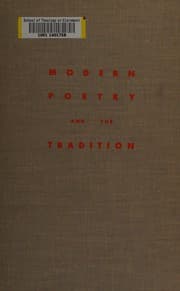 Tapa de Modern poetry and the tradition