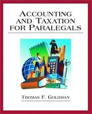 Tapa de Accounting and Taxation for Paralegals