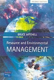 Tapa de Resource and environmental management