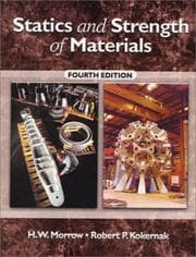 Tapa de Statics and strength of materials