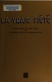 Tapa de "La vraie piété"
