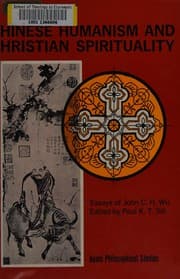 Tapa de Chinese humanism and Christian spirituality