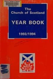 Tapa de Church of Scotland Year Book 1993
