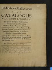Tapa de Bibliotheca Massoviana