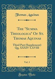 Tapa de The Summa Theologica of St. Thomas Aquinas, Vol. 3
