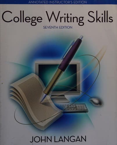 Tapa de College writing skills