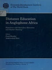 Tapa de Distance education in anglophone Africa