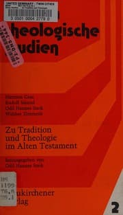 Tapa de Zu Tradition und Theologie im Alten Testament