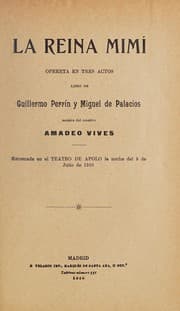 Tapa de La reina Mimi