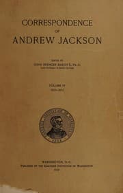 Tapa de Correspondence of Andrew Jackson