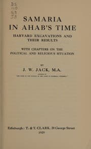 Tapa de Samaria in Ahab's time