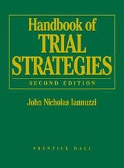 Tapa de Handbook of Trial Strategies