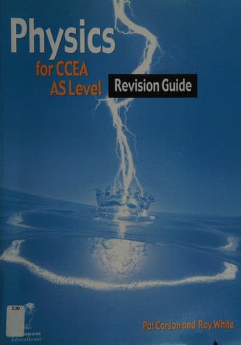 Tapa de Physics for CCEA AS level