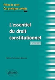 Tapa de L'essentiel du droit constitutionnel. Fiches de cours et cas pratiques corrigés - 2e édition