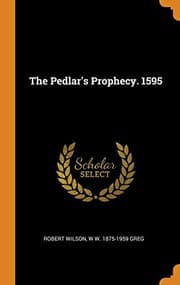 Tapa de The pedler's prophecy.  1595