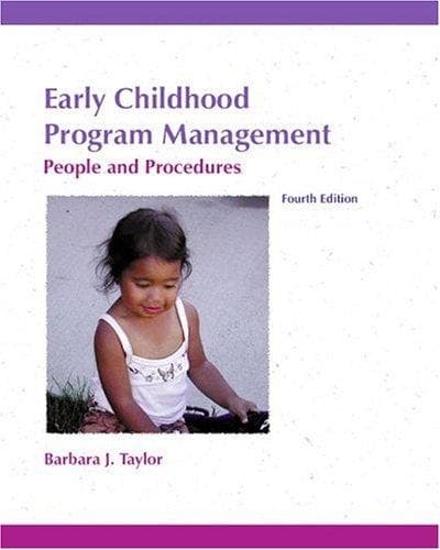 Tapa de Early Childhood Program Management