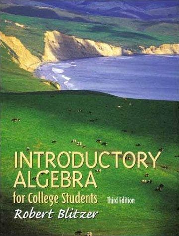 Tapa de Introductory algebra for college students