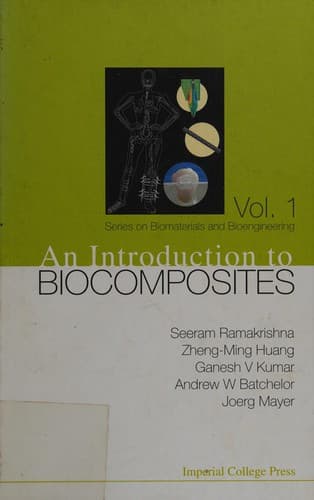 Tapa de An introduction to biocomposites