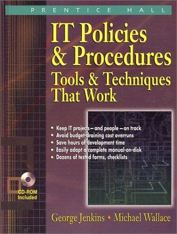 Tapa de IT policies & procedures : tools & techniques that work