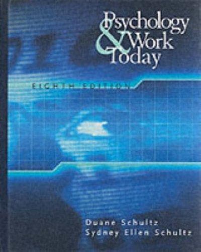 Tapa de Psychology and Work Today