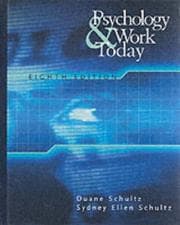 Tapa de Psychology and Work Today