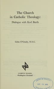 Tapa de The Church in Catholic theology