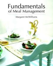Tapa de Fundamentals of Meal Management