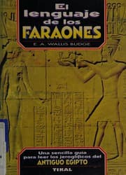 Tapa de El lenguaje de los faraones