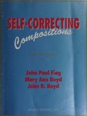Tapa de Self-correcting compositions
