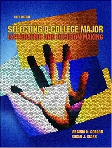 Tapa de Selecting a College Major