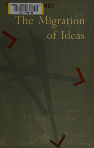 Tapa de The migration of ideas