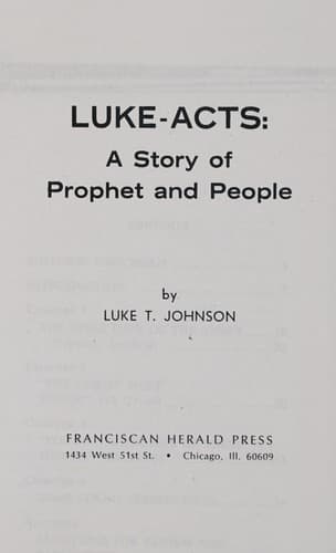 Tapa de Luke-Acts