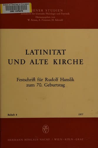 Tapa de Latinität und alte Kirche