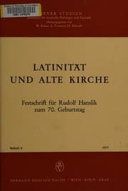 Tapa de Latinität und alte Kirche