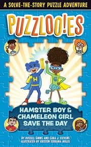 Tapa de Puzzlooies! Hamster Boy and Chameleon Girl Save the Day