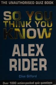 Tapa de So You Think You Know Alex Rider