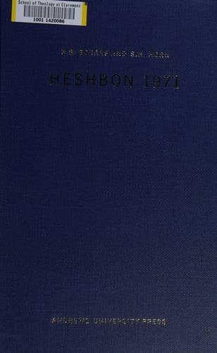 Tapa de Heshbon 1971