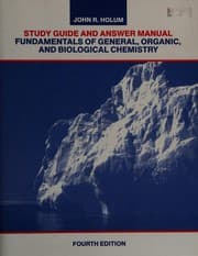 Tapa de Study guide and answer manual [of] Fundamentals of general, organic, and biological chemistry