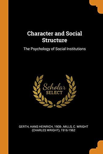 Tapa de Character and social structure