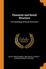 Tapa de Character and social structure