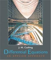 Tapa de Differential equations
