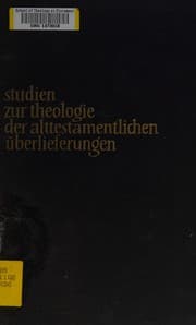Tapa de Studien zur Theologie der alttestamentlichen Überlieferungen